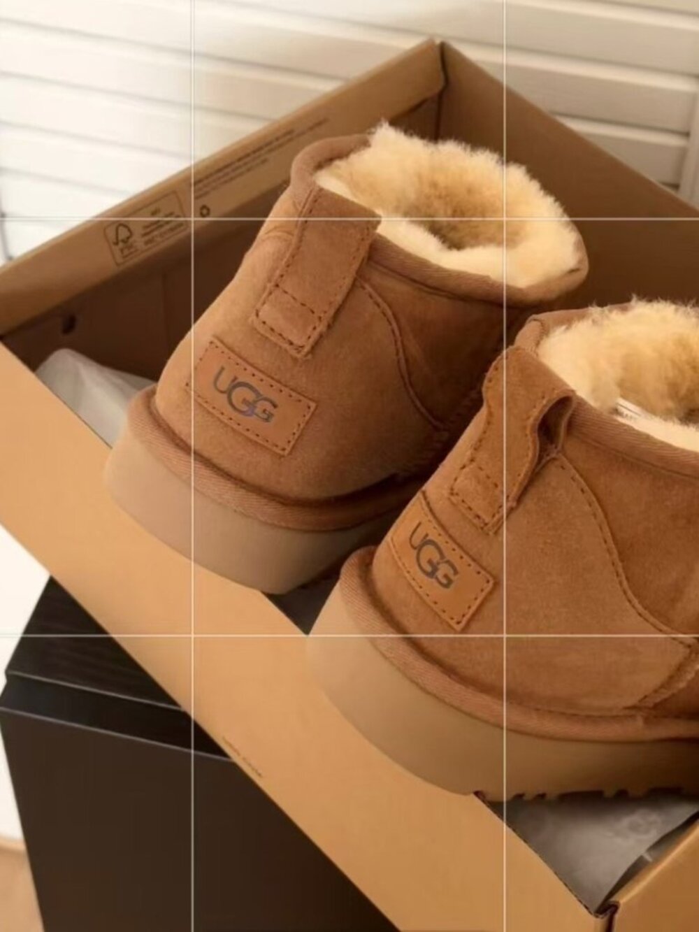 UGG Mini Booties in Chestnut Tan - Picture 7 of 7